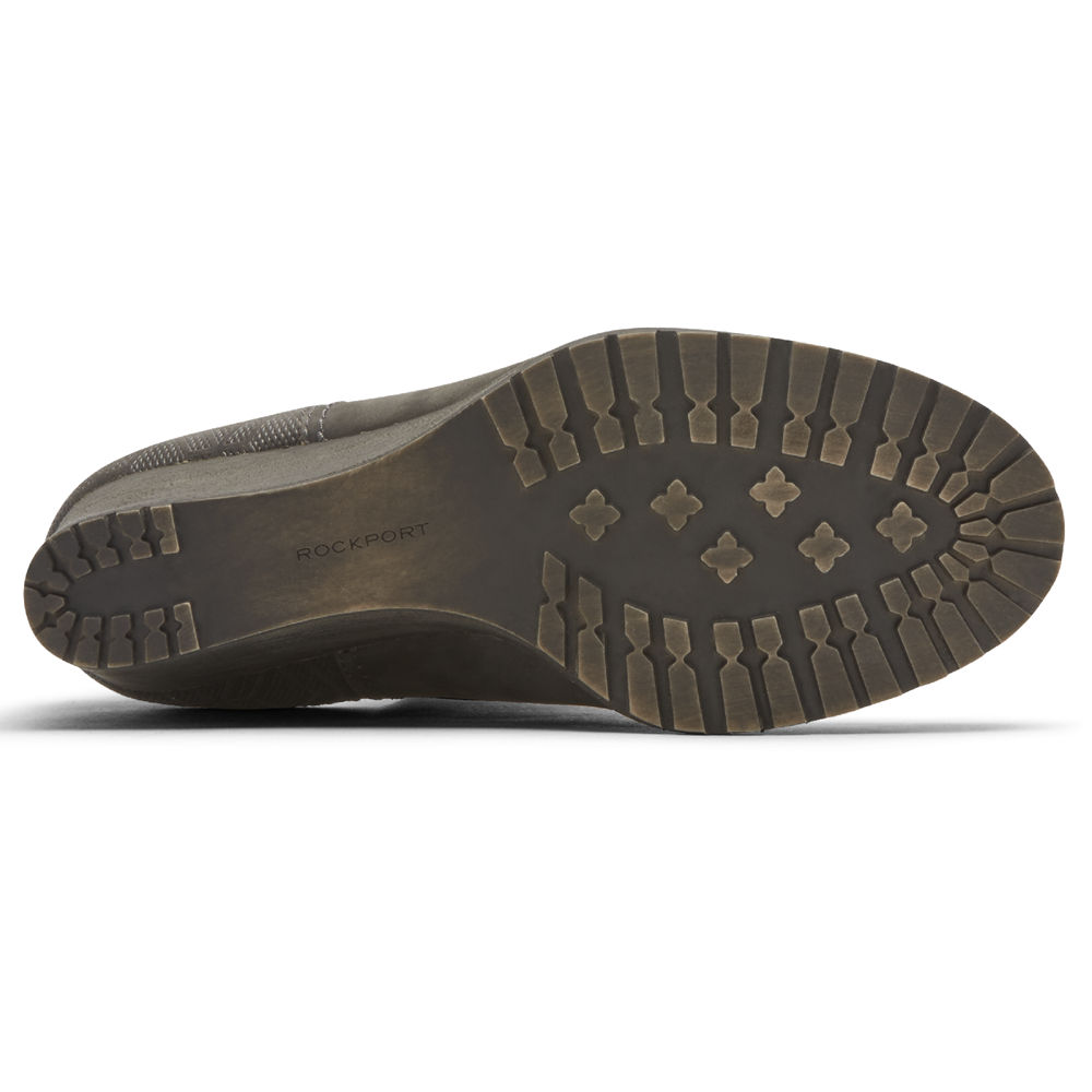 Rockport Boots Dame Svart - Cobb Hill Lucinda Open - ZGVQ01978
